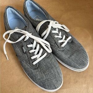 Vans Women's Atwood Low Rock Textile Grey Skate Shoes EUC - Size 8.5